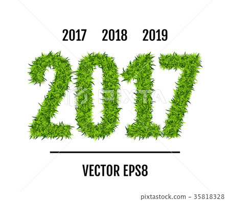 Green Grass Vector 2017 - Stock Illustration [35818328] - PIXTA