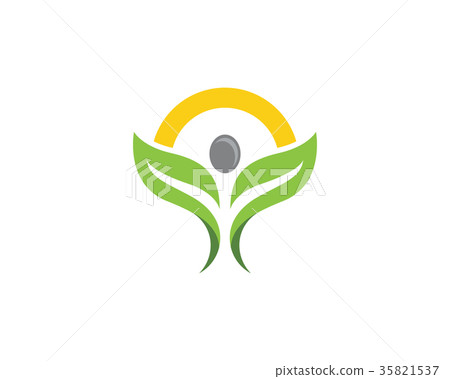 Human character logo sign 35821537
