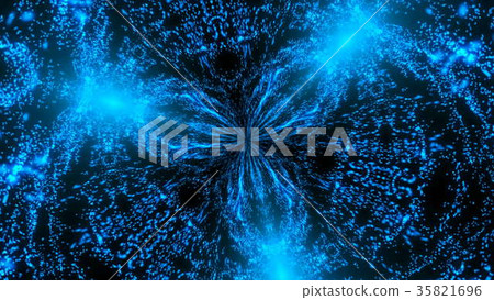 Abstract light kaleidoscope 35821696