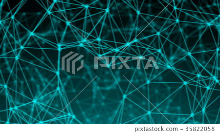 Abstract connection dots. Technology background Abstract connection dots. Technology background 35822058