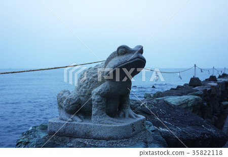 Ise Futami Kotama Shrine approach image material 35822118