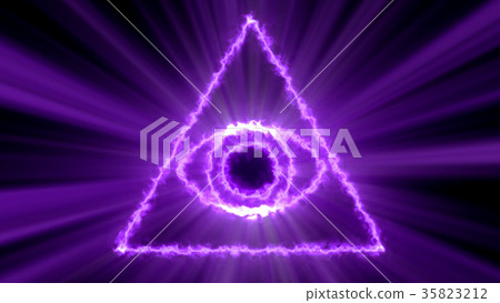 Abstract background with Eye of Providence Abstract background with Eye of Providence 35823212