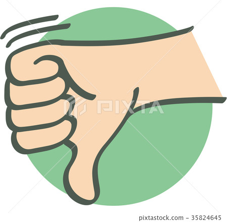 手勢_手指字母_壞 35824645