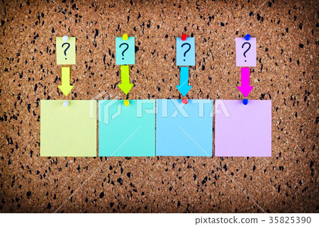 A sticker with a question mark 35825390