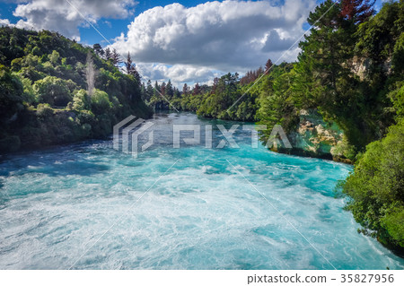 Huka falls, Taupo, New Zealand 35827956