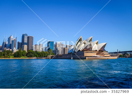 Sydney city center and Opera House, Australia 35827969