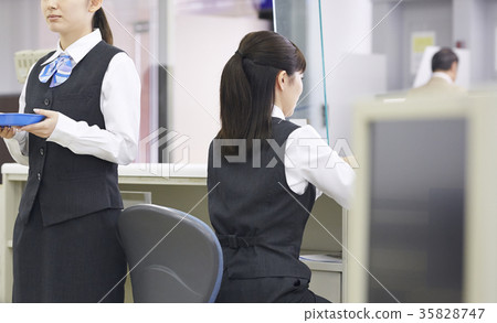 Bank clerk 35828747