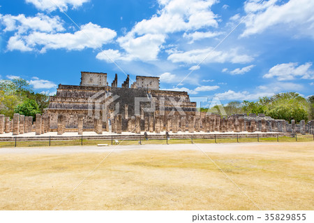 Temple of Kukulkan in Chichen Itza, Yucatan 35829855