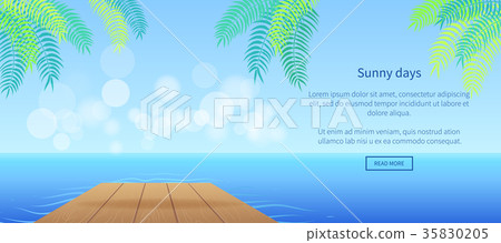 Best Summertime Party Promo Poster with Palms Best Summertime Party Promo Poster with Palms 35830205