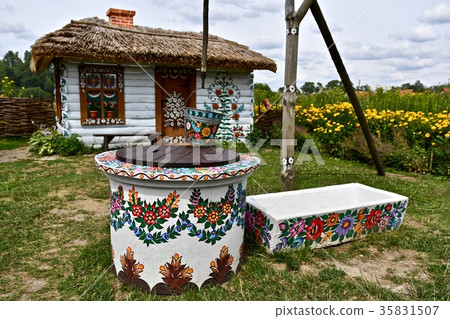 Poland, flower paint, zaripie, village, floral design, flower church, church, beautiful village of europe, polan Poland, flower paint, zaripie, village, floral design, flower church, church, beautiful village of europe, polan 35831507