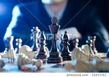 Chess financial, leader strategy in business 35833761