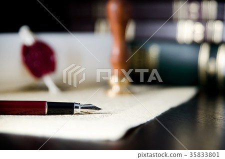 Law, attorney theme 35833801