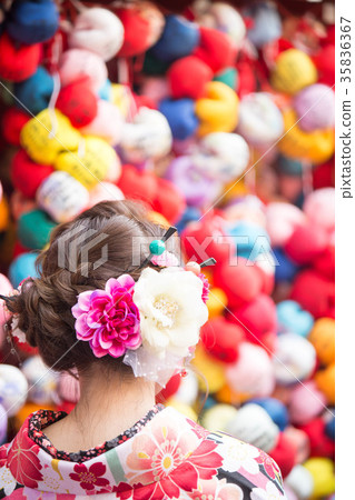 射擊Yasaka Kosendou（Hirakana南部）在東京區，京都市 35836367