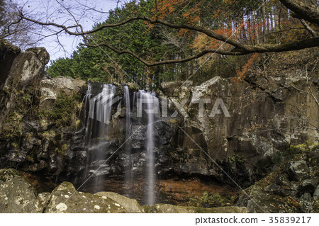 栃木縣矢田市秋田瀑布 35839217