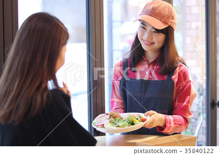 咖啡廳服務員女 咖啡廳服務員女 35840122