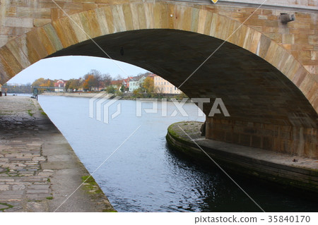 Landscape along the Regensburg Danube 35840170