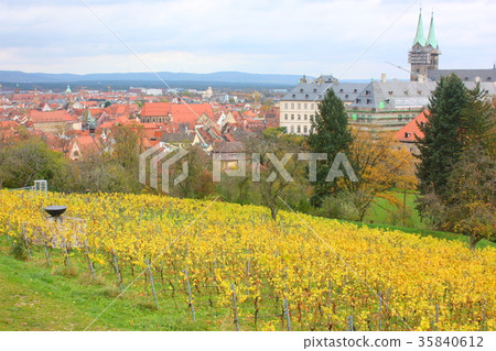 Bamberg's old town seen from the observation deck Bamberg's old town seen from the observation deck 35840612