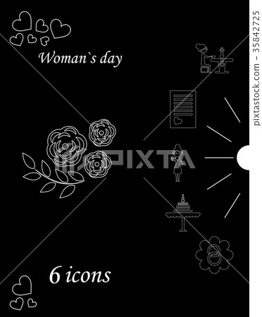 I love you womens doodle 6 icon in set of womens 35842725