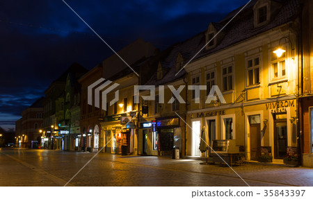 beautiful street in the old town beautiful street in the old town 35843397