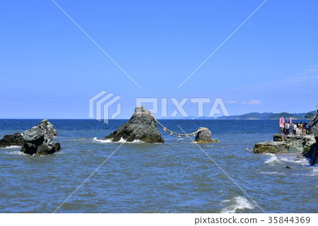 The Married Couple Rocks of Futaminoura 35844369