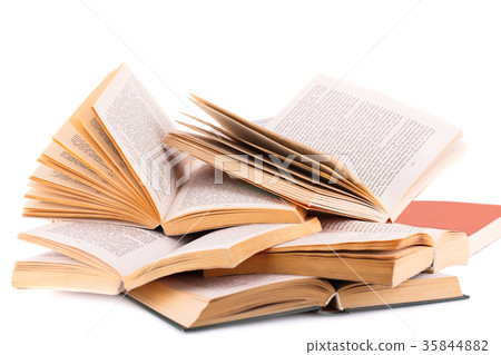 Opened books Opened books 35844882