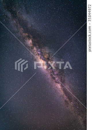 Landscape with Milky way galaxy. Night sky Landscape with Milky way galaxy. Night sky 35844972