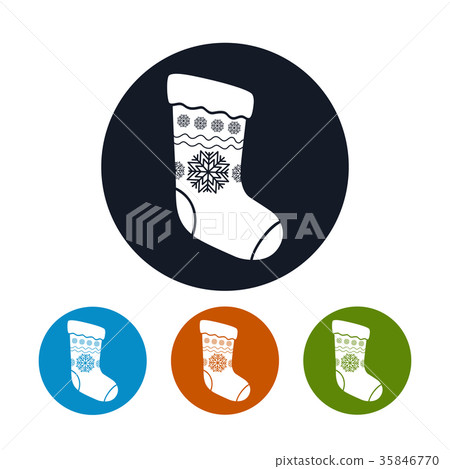 Icon of a Christmas Sock Icon of a Christmas Sock 35846770