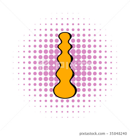 Anal plug icon, comics style Anal plug icon, comics style 35848240