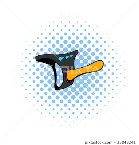 Strapon sex toy icon, comics style 35848241