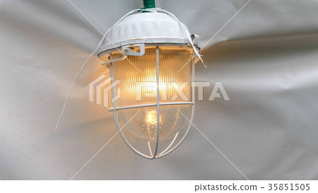 Night street white flashlight on white background. Night street white flashlight on white background. 35851505