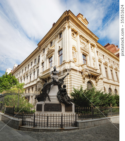 Architecture in historical center of Bucharest Architecture in historical center of Bucharest 35851624