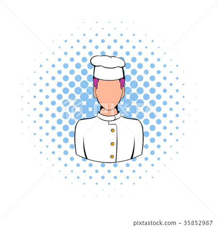 Chef icon in comics style Chef icon in comics style 35852987