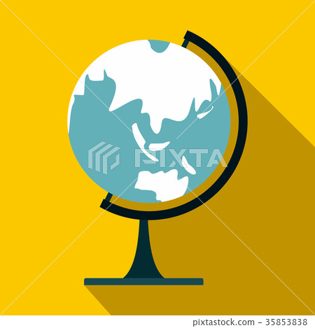 Globe icon in flat style Globe icon in flat style 35853838
