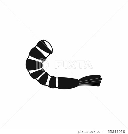 Shrimp icon in simple style 35853958