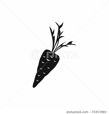 Carrot icon in simple style 35853960