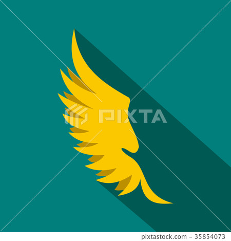 Wing icon in flat style - Stock Illustration [35854073] - PIXTA