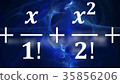 Math equations flying and disappearing in distance 35856206