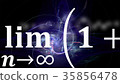 Math equations flying and disappearing in distance 35856478