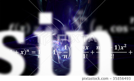 Math equations flying and disappearing in distance Math equations flying and disappearing in distance 35856493