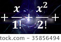 Math equations flying and disappearing in distance 35856494
