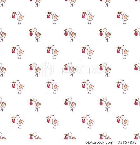 Baby hobbledehoy pattern seamless 35857853