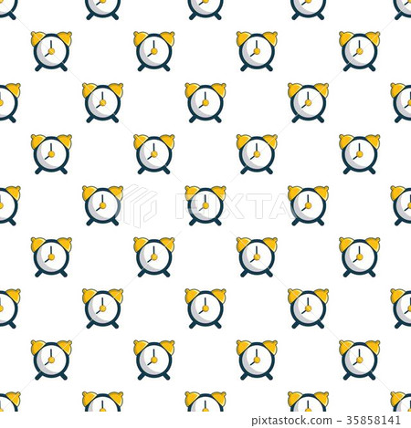 Alarm clock pattern seamless - Stock Illustration [35858141] - PIXTA