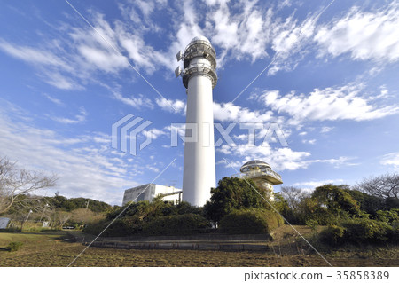 三浦半島Oisosan降雨天文台和秋天的天空 35858389