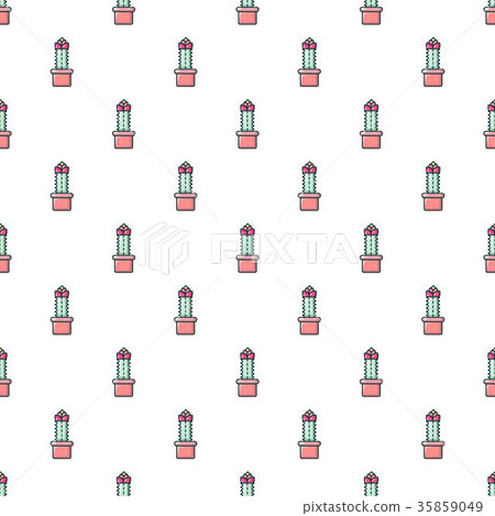 Schlumbergera cactus pattern seamless 35859049