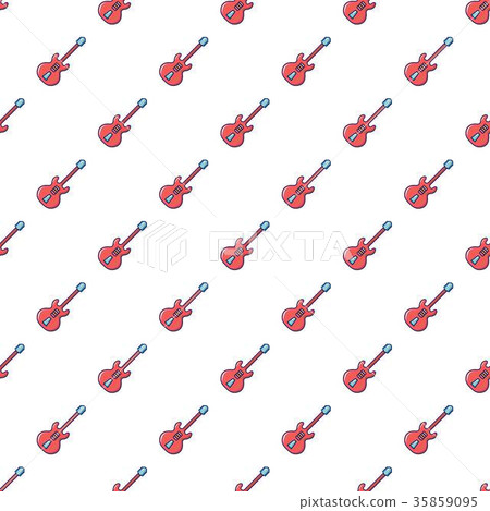 Electric guitar pattern seamless 35859095