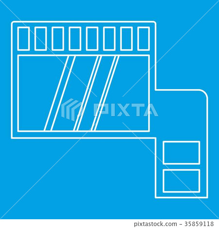 Memory card icon outline Memory card icon outline 35859118