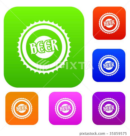 Beer bottle cap set collection Beer bottle cap set collection 35859575
