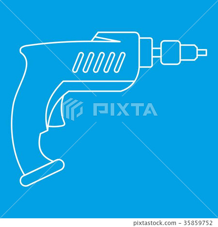 Drill icon outline 35859752