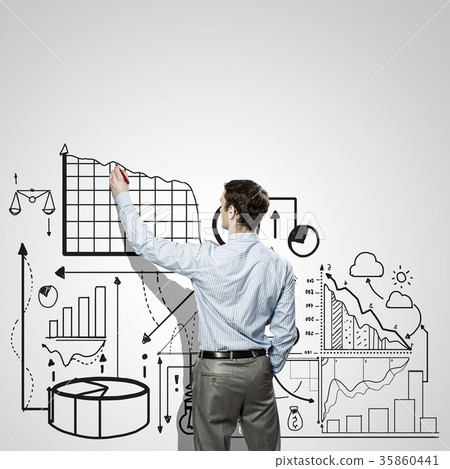 Financial infographs Financial infographs 35860441