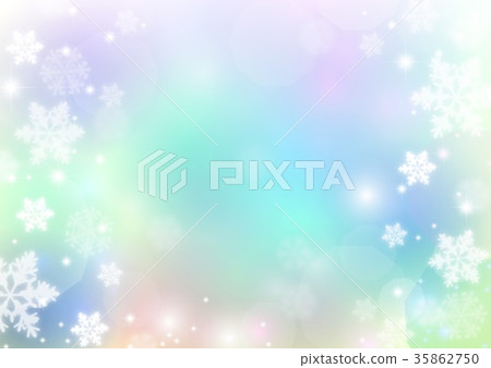 Rainbow colored background snow and glitter Rainbow colored background snow and glitter 35862750